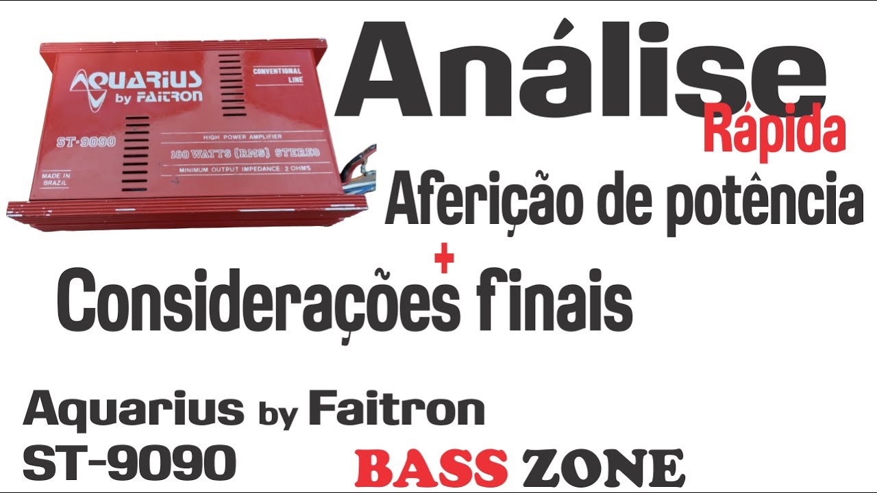 Booster Aquarius ST-9090 - Teste de Potência REAL (Parte 2)