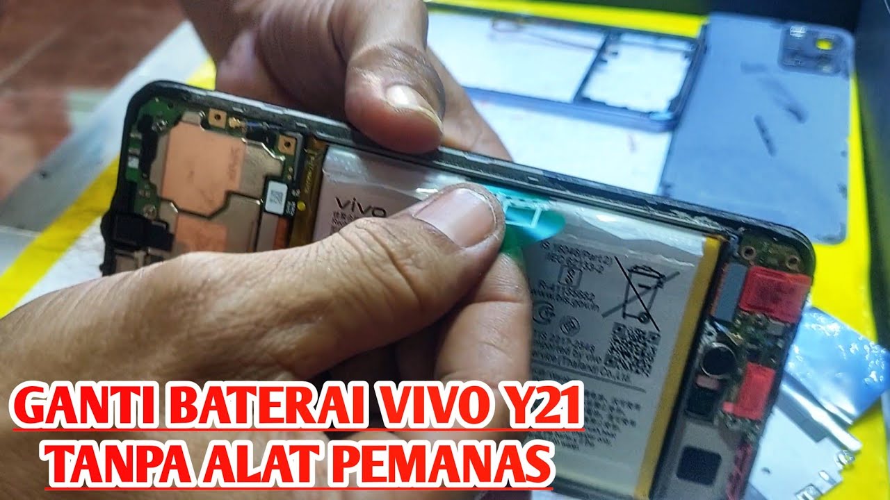 Cara ganti baterai vivo Y21s