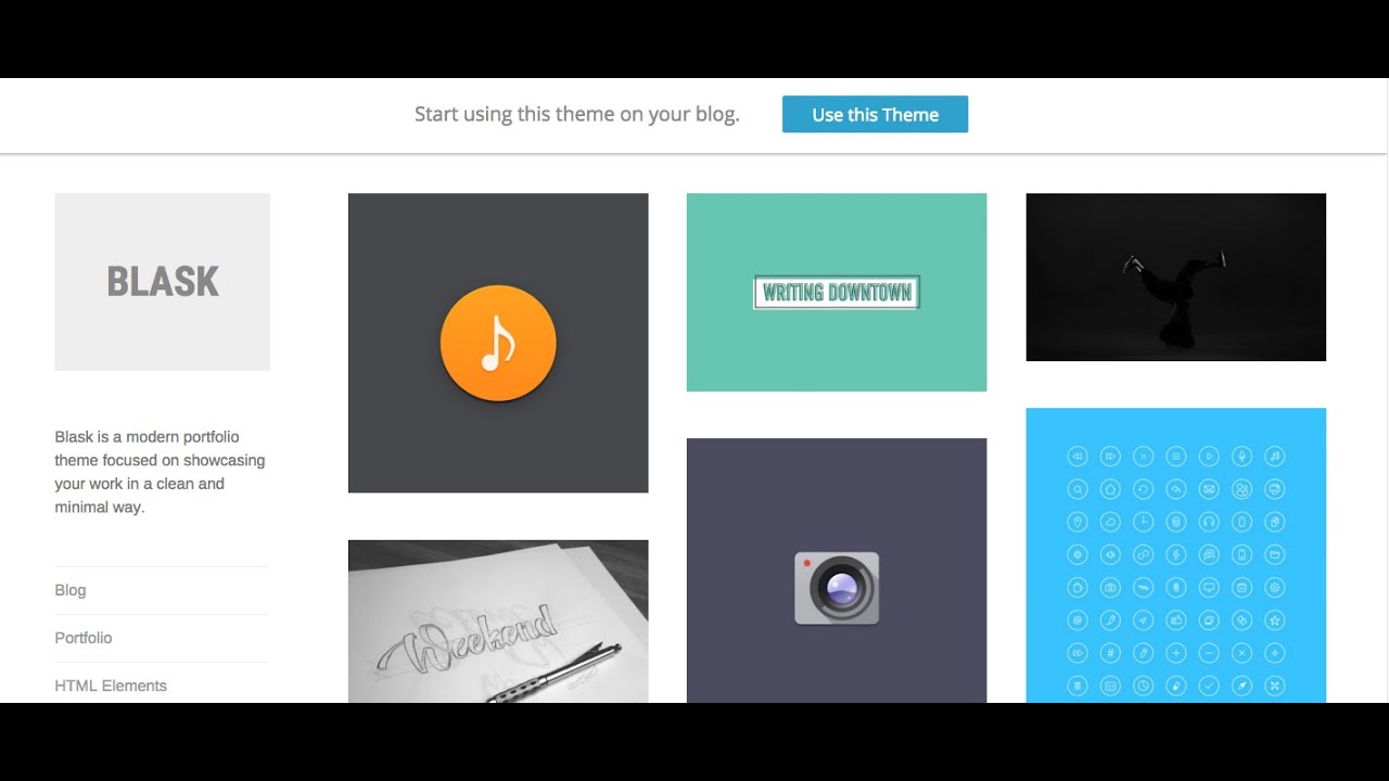 Blask Theme Tutorial for WordPress.com