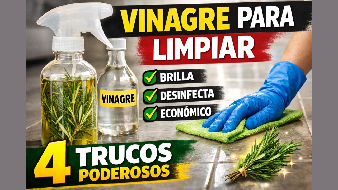 🧴✨ vinagre para limpiar la casa:🏡 Trucos que casi nadie conoce (ahorrá dinero y eliminá químicos) 😱🤯