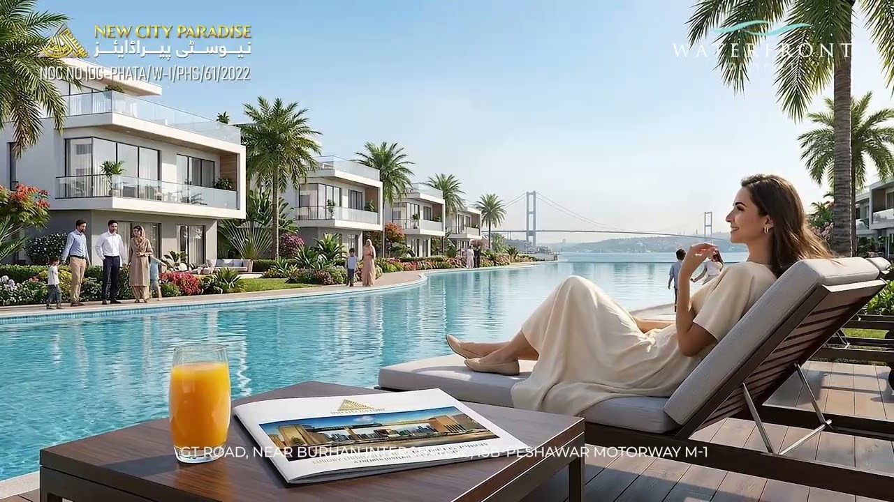 Waterfront District At New City Paradise!