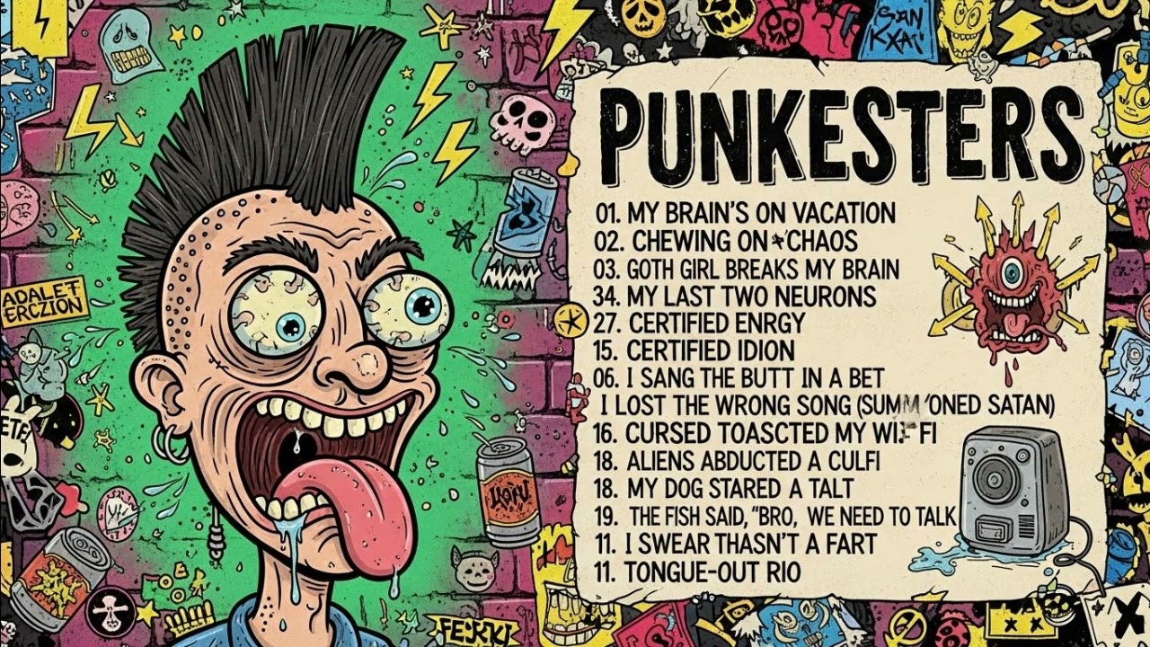 Chaotic Punk Rock DIY Music with Anarchist Anthem Songs Compilation | Loud, Fast & Stupid Fun