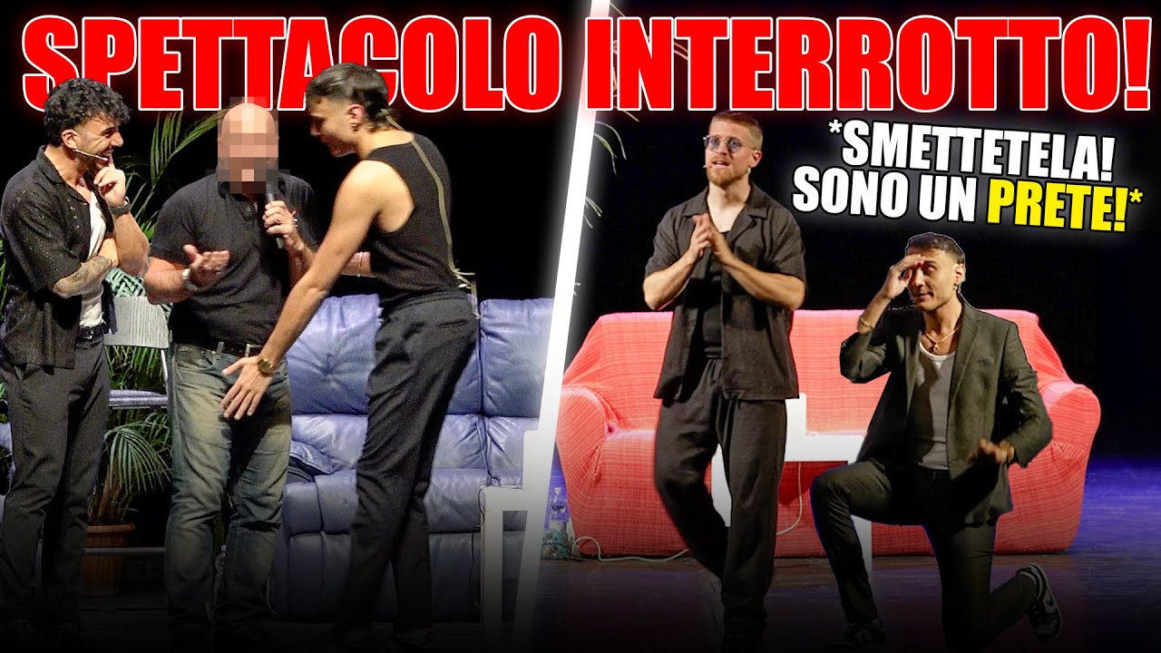 UN PRETE E UN P****O ATTORE INTERROMPONO LO SPETTACOLO! | ESPERIENZE D.M. A TEATRO #2