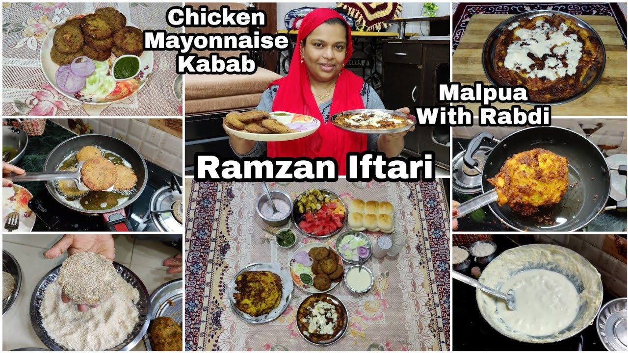 Malpua With Rabdi | Chicken Mayonnaise Kabab | Ramzan Iftari Recipe | Best Combination In Iftar