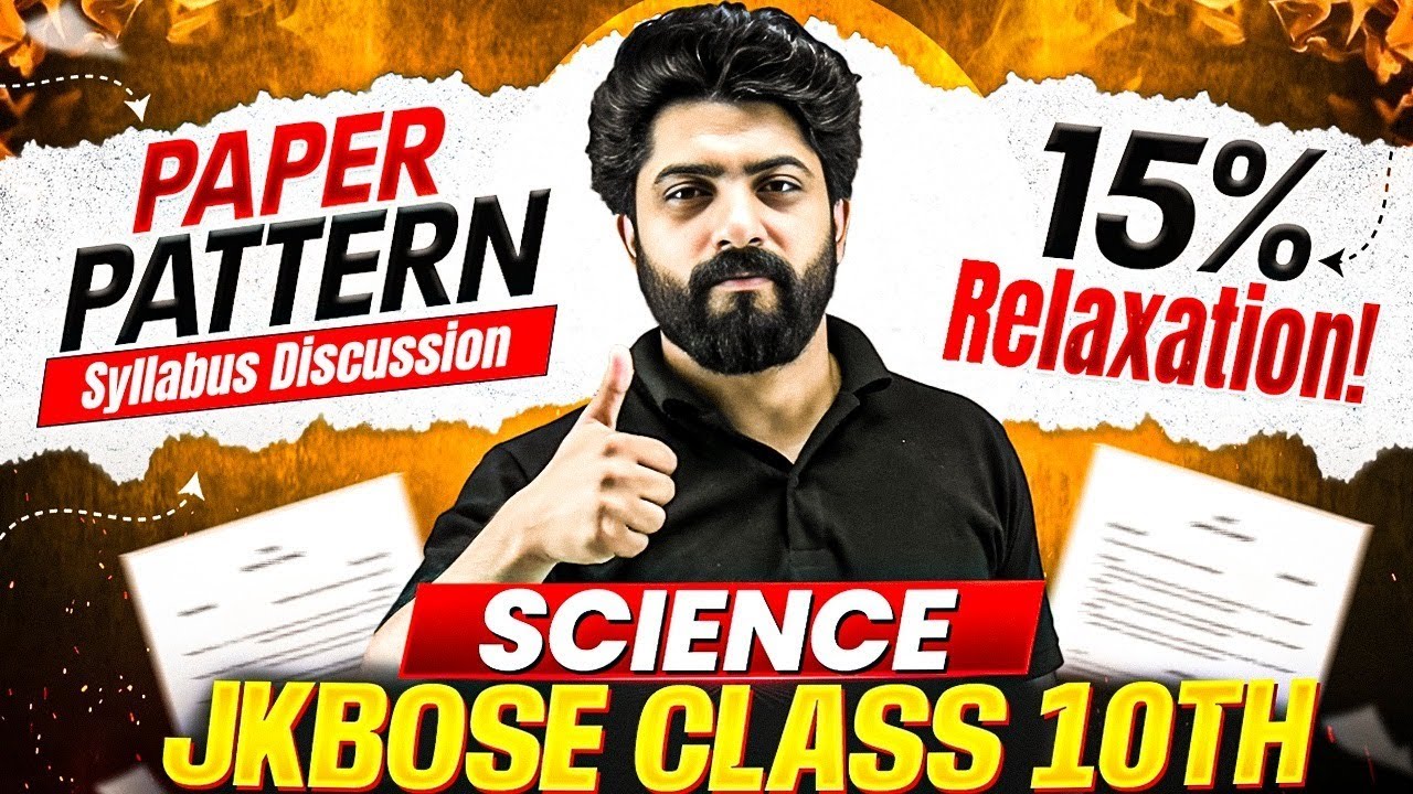 JKBOSE Class 10th Science 2025 | New Paper Pattern & Full Syllabus Discussion | JKBOSE Wallah