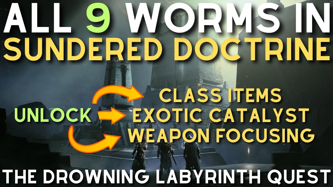 ALL 9 Hidden Worms in Sundered Doctrine | EASILY Complete 