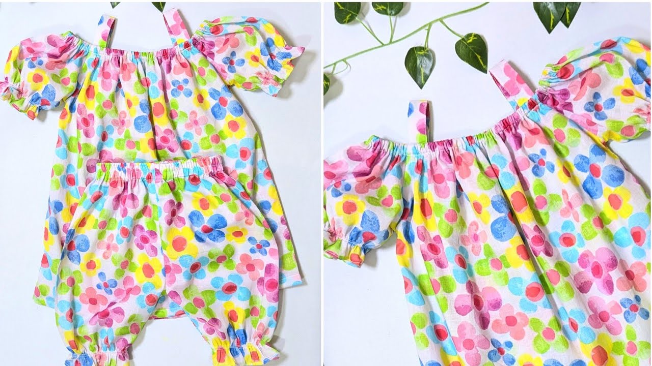 How to cut and stitch 2 year baby girl frock || Baby girl frock cutting and stitching