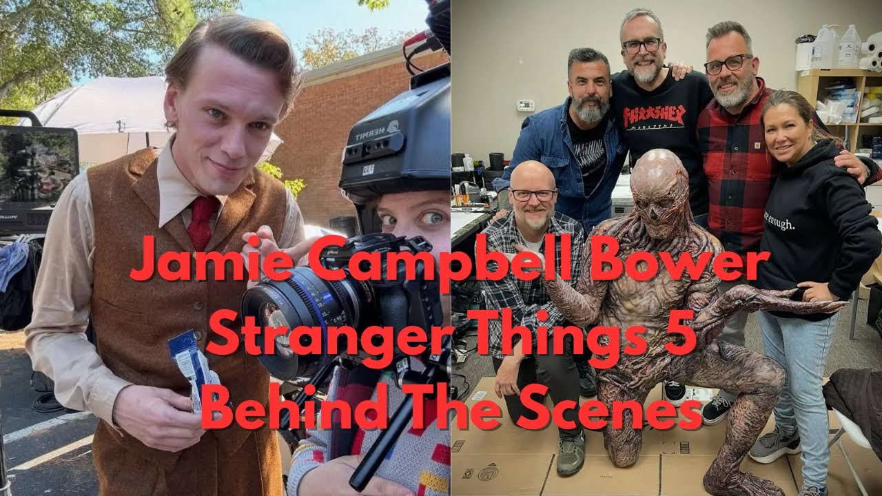 Jamie Campbell Bower - Stranger Things 5 Behind The Scenes
