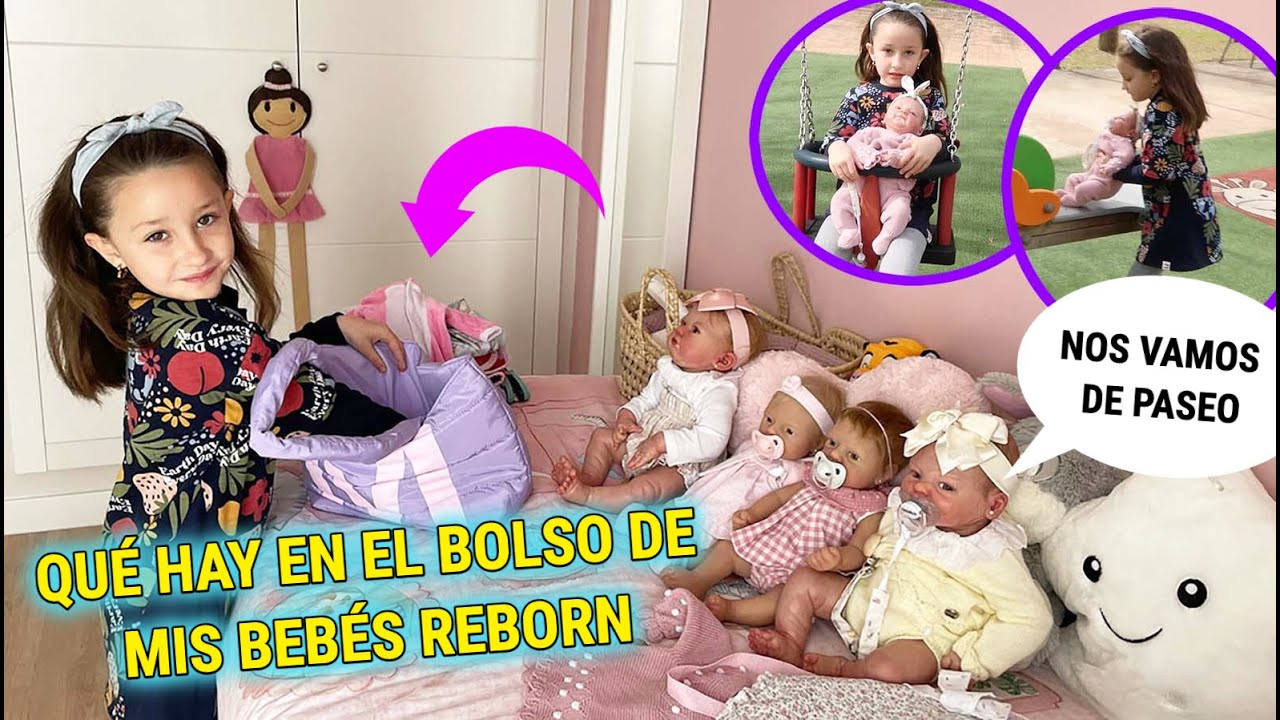 RUTINA DE MAÑANA CON MIS BEBÉS REBORN DE SILICONA! PREPARAMOS LA BOLSA PAÑALERA PARA IR DE PASEO