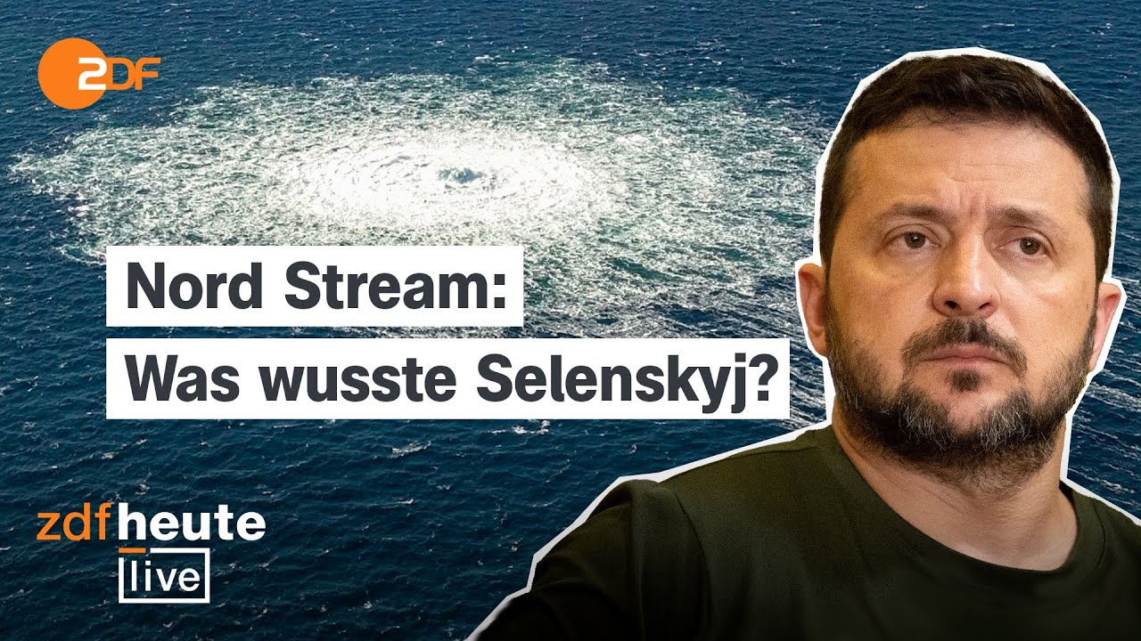 Nord Stream: Journalist über seine Recherche zur Sprengung durch die Ukraine | ZDFheute live