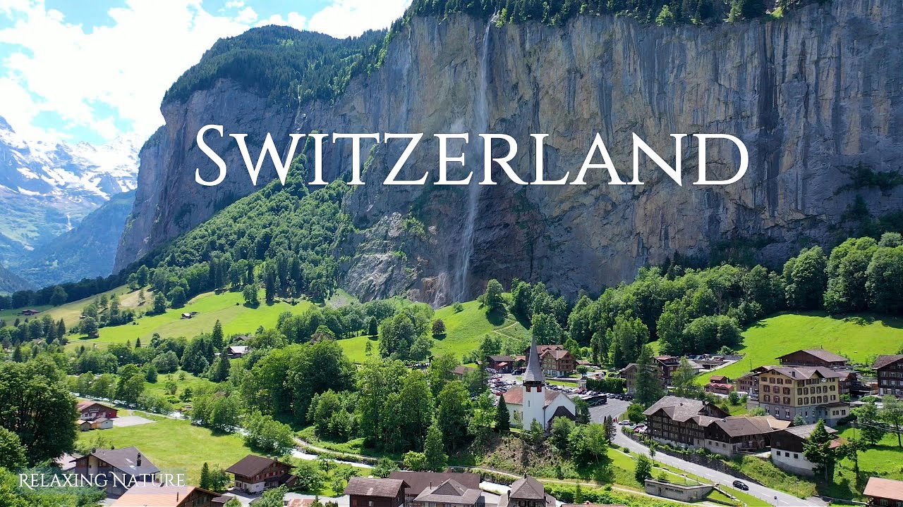 Switzerland – Calm Nature Scenery | Gentle Piano Music