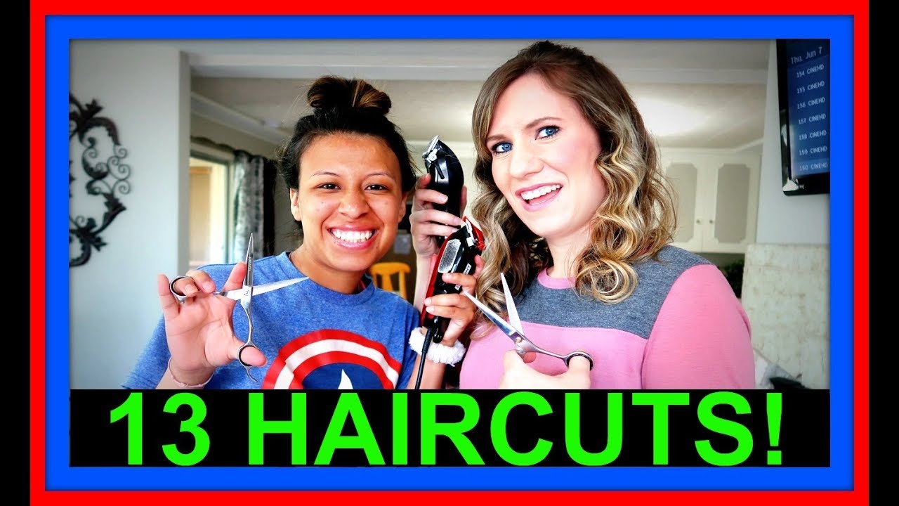 13 HAIRCUTS! | BEFORE AND AFTER!