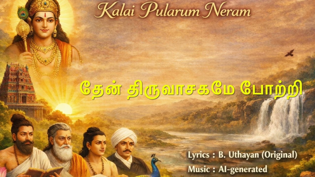 திருவாசகமே போற்றி - AI பாடல்- வரிகள்- பா.உதயன் 