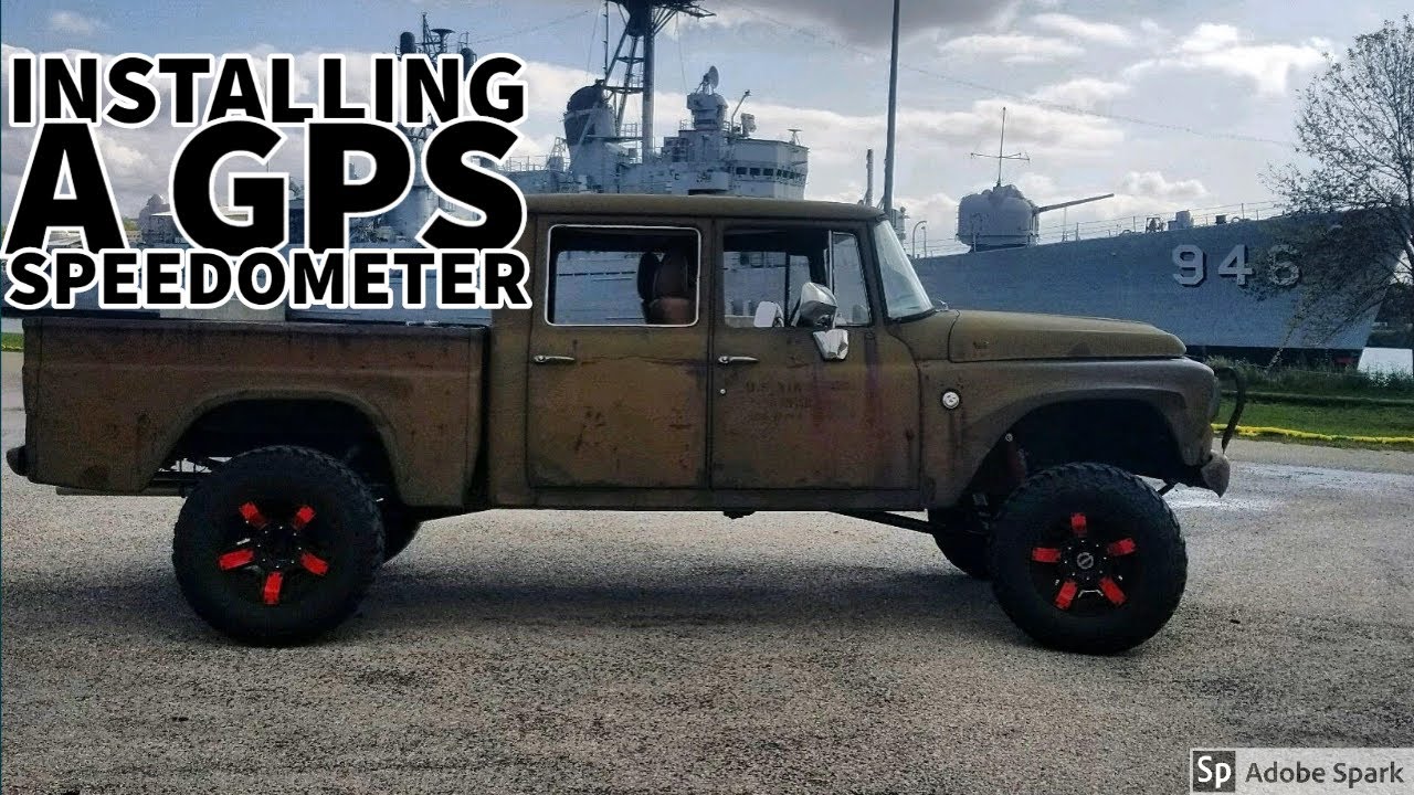 Installing A GPS Speedometer In My 1961 Crew Cab International