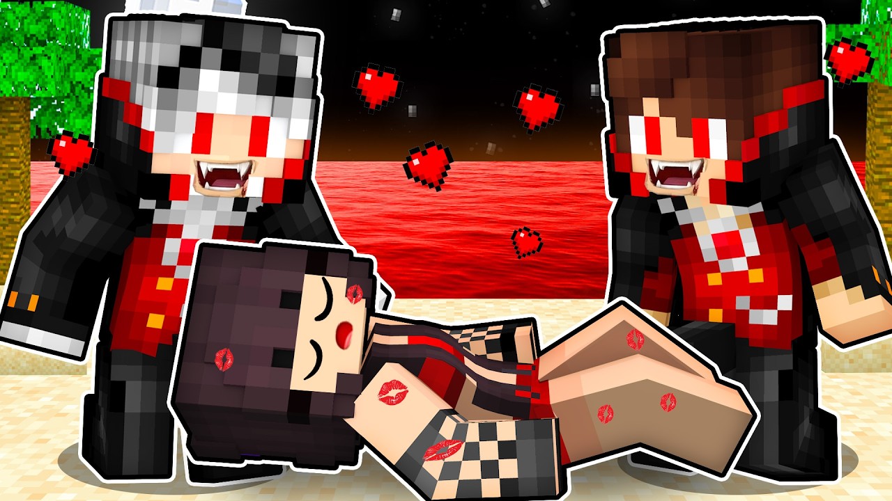 Vampir GÜROL ve Vampir AHMET GÖKÇE'ye AŞIK OLDU - Minecraft