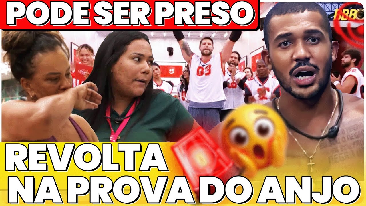 BBB26 TRETA NA PROVA DO ANJO. MATHEUS PODE SER PRESO NO BIG BROTHER BRASIL ?