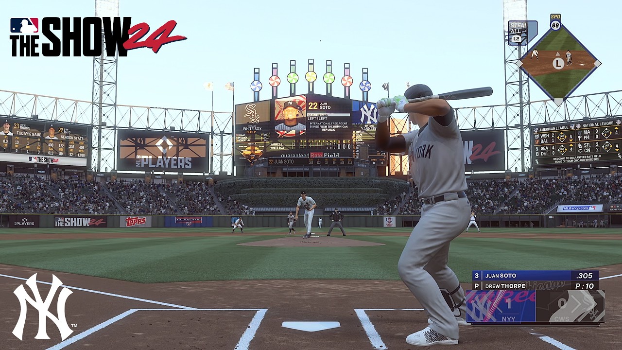MLB The Show 24! - New York Yankees vs Chicago White Sox - Gameplay PS5 HD