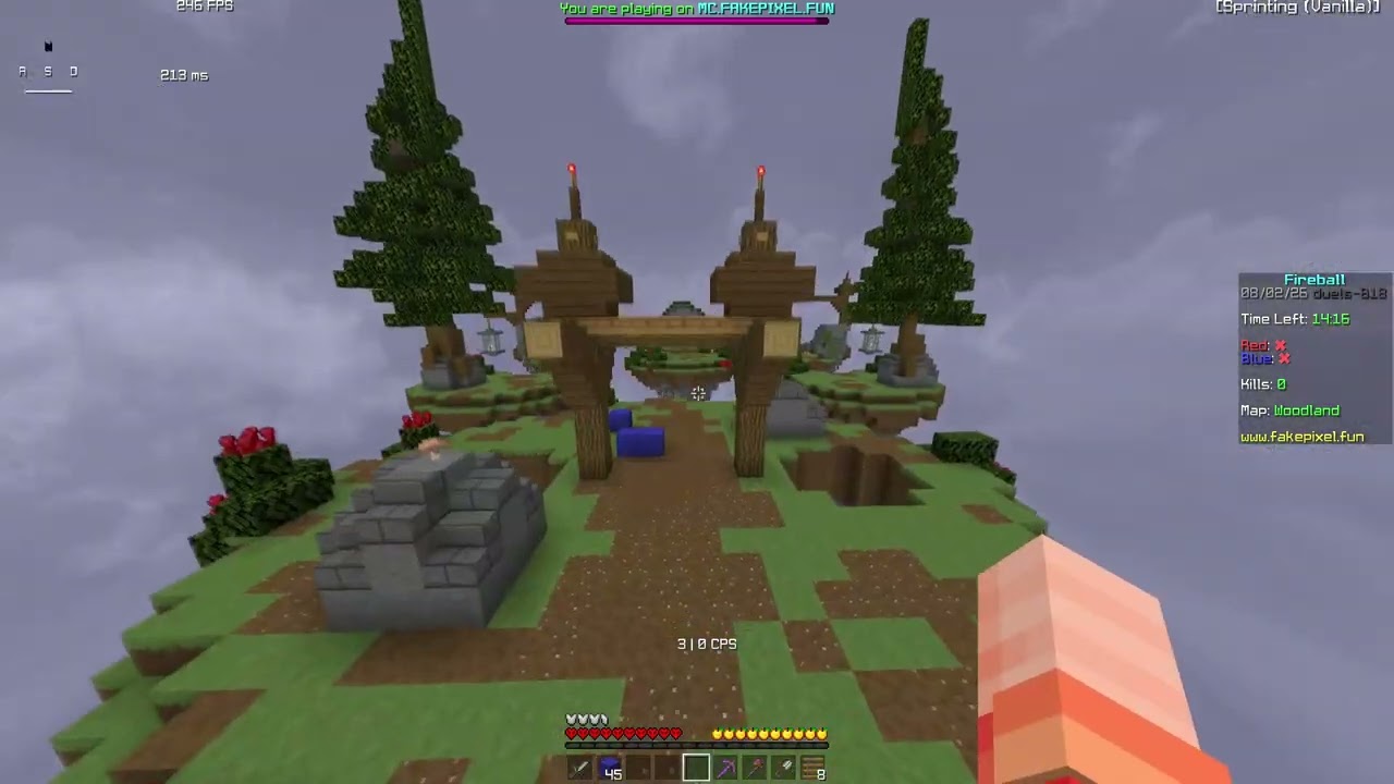 playing Fireball until i lose