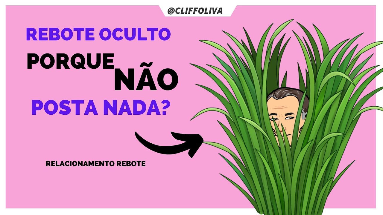 PORQUE meu ex NÃO POSTA nas redes sociais? RELACIONAMENTO REBOTE