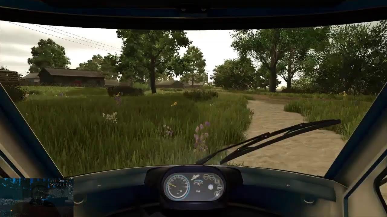 FS 25. Граю на мапі кошмак, проходження день з аграром. 1 день ч, культівація..