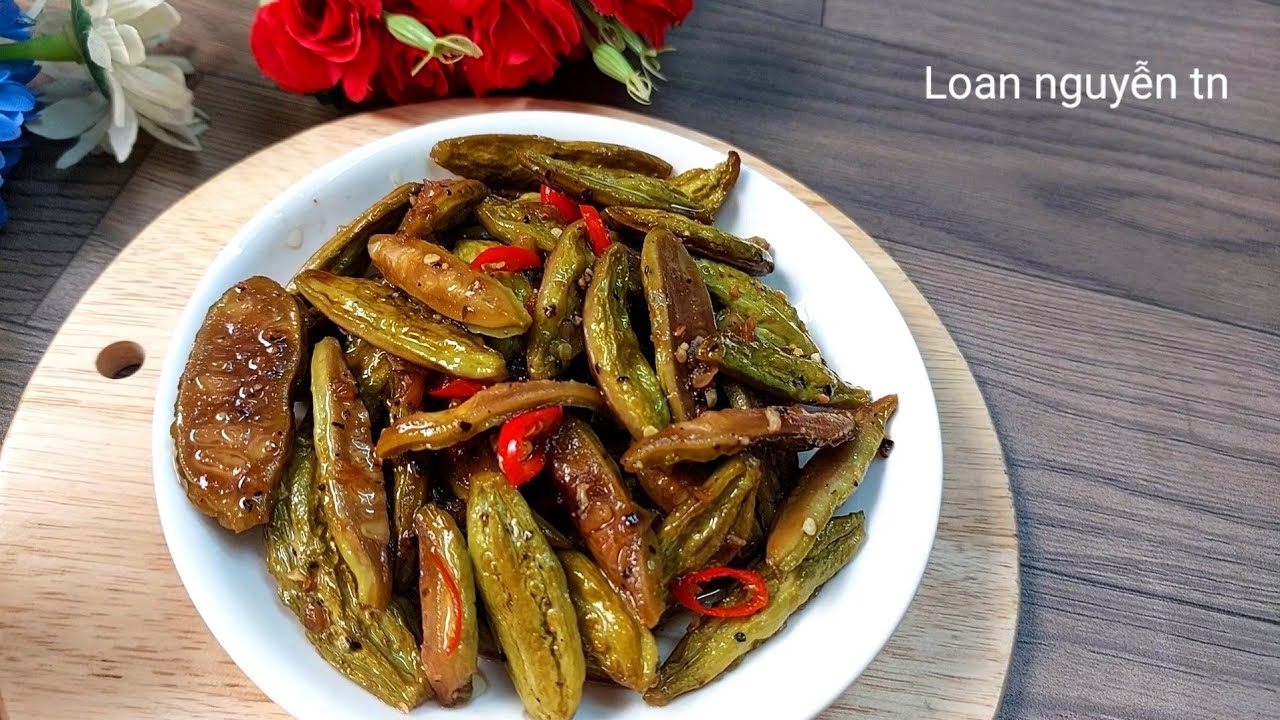 Món Chay_ Khổ Qua Kho Tiêu Mặn Ngọt Hao Cơm