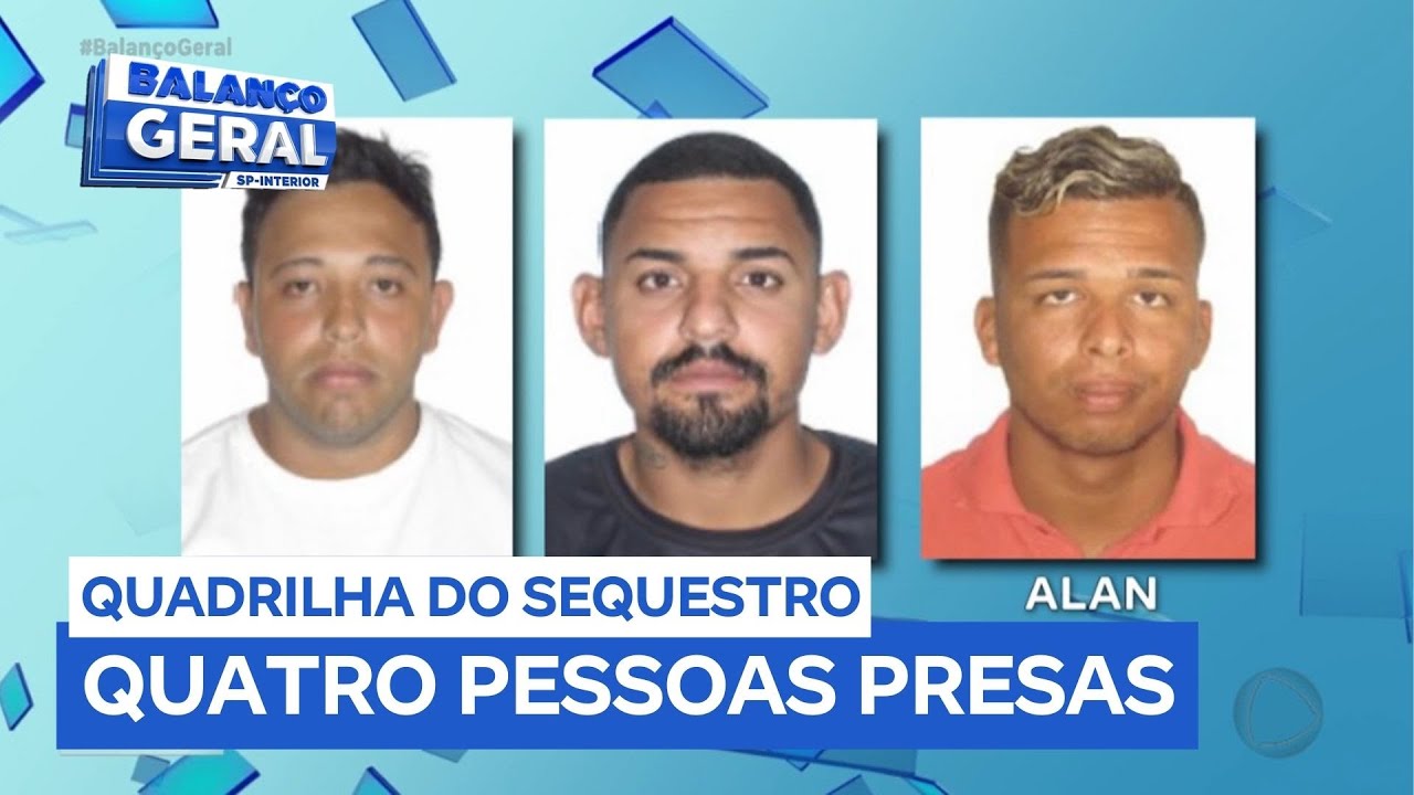Operação prende quatro suspeitos de envolvimento em sequestro em Ribeirão Preto (SP)