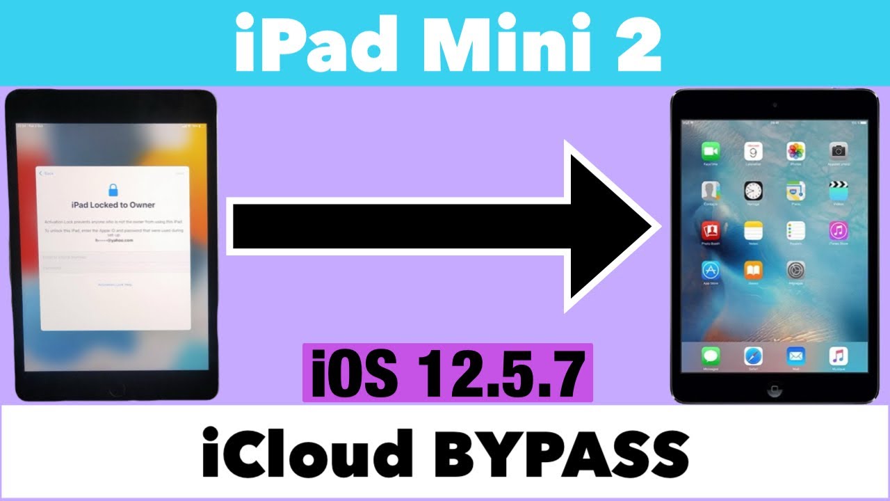 How To iPad Mini 2 iCloud Bypass Unlock (A1489) iOS 12.5.7-UnlockTool-New Tricks 2024