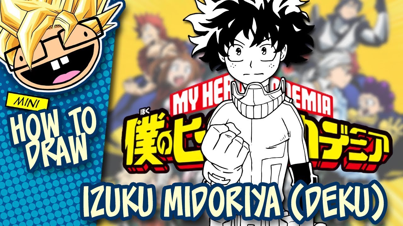 How to Draw IZUKU MIDORIYA / DEKU (My Hero Academia) | Narrated Easy Step-by-Step Tutorial