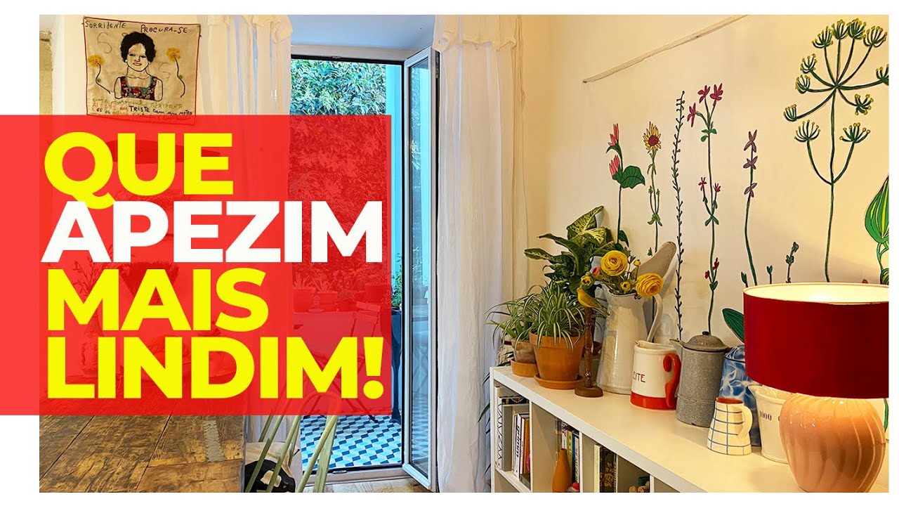 DE CHORAR DE TÃO LINDINHO! APARTAMENTO PEQUENO COM DECORAÇÃO APAIXONANTE NOS DETALHES CHEIOS DE COR