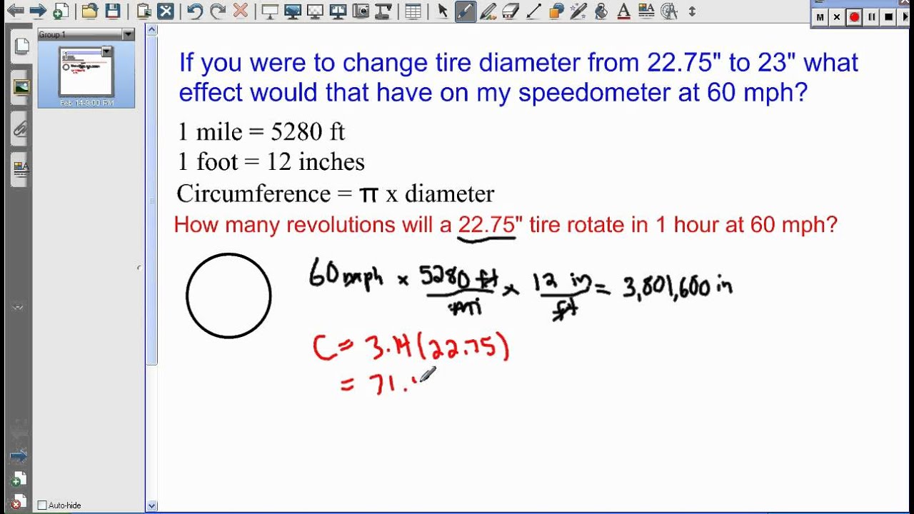 How will my speedometer be effected if I increase tire size?