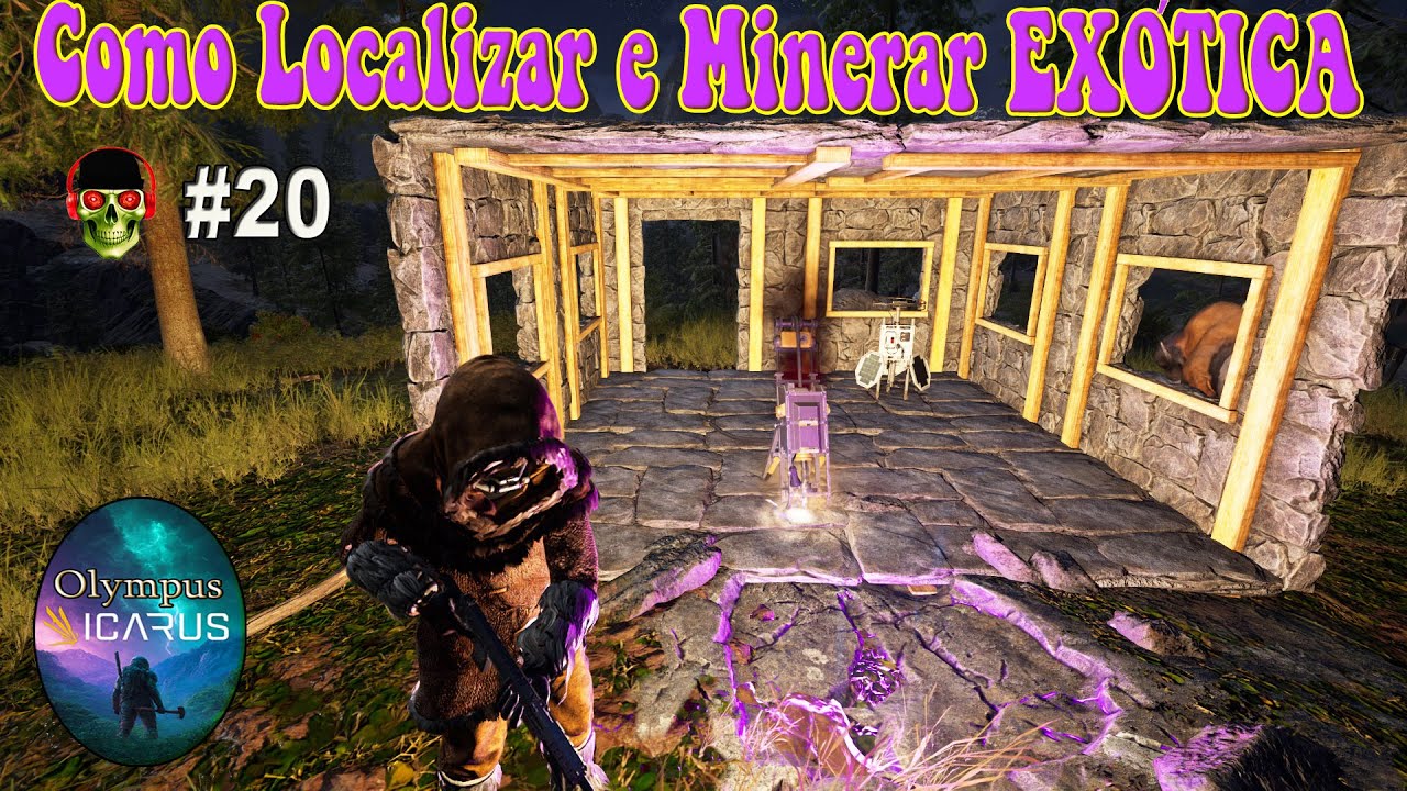 Exótica Mina profunda Como localizar e Minerar   Icarus  Olympus 🐻 EP 20