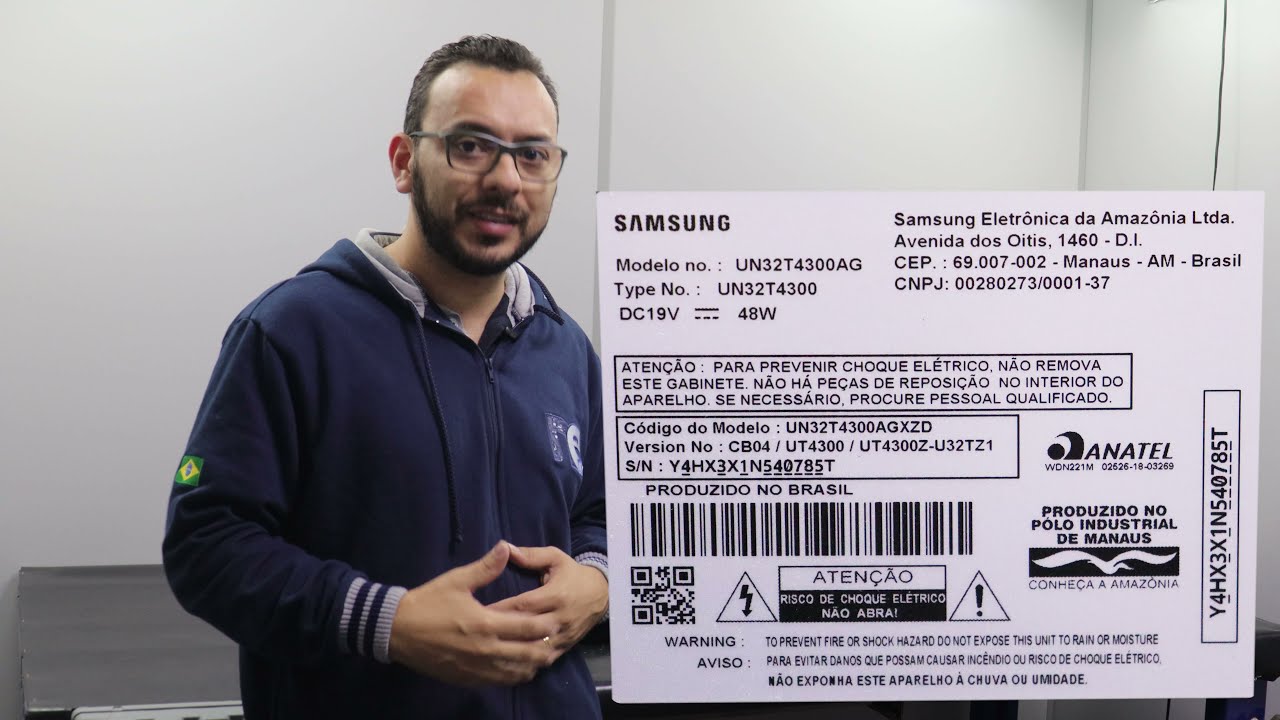 RESOLVIDO - TV Samsung UN32T4300AG Imagem Invertida / Ponta Cabeça