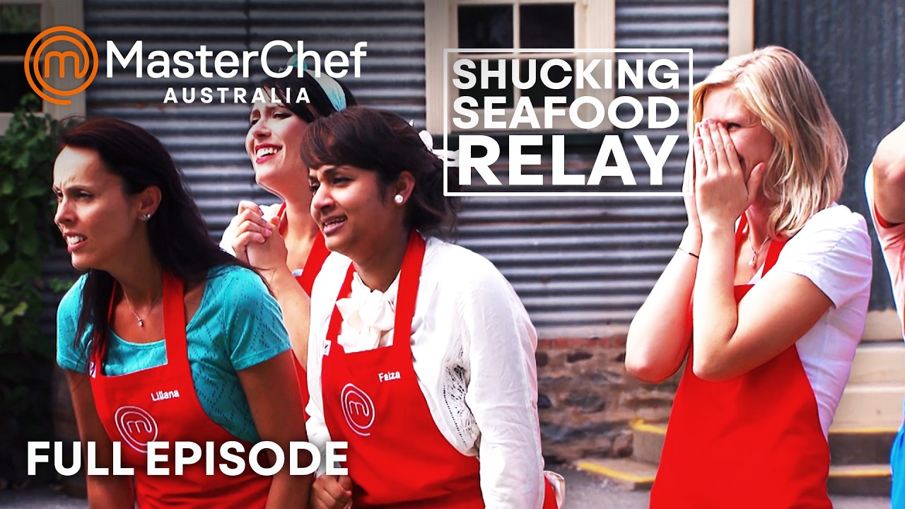 Scary Seafood Shucking Relay in MasterChef Australia | S05 E07 | Full Episode | MasterChef World
