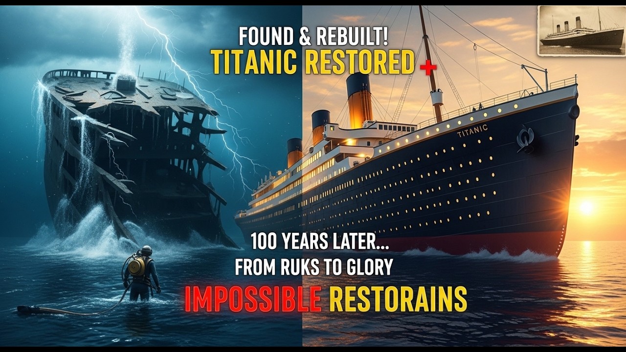 Titanic ASMR Restoration 😱 | Abandoned Wreck Rebuilt to Perfection (8K Cinematic)