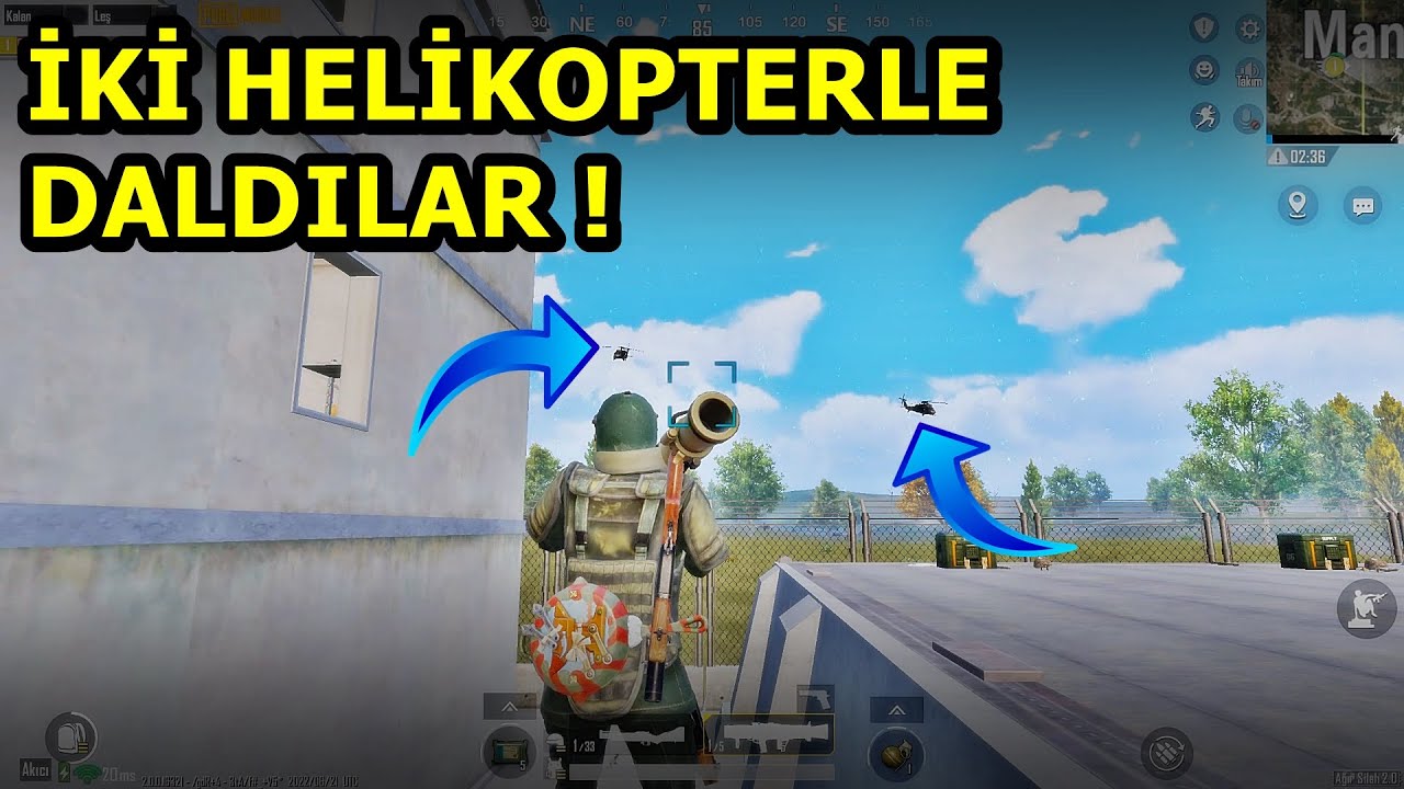 İKİ HELİKOPTERLE ÜSTÜME DALDILAR ! EFSANE MAÇ ONE MAN SQUAD