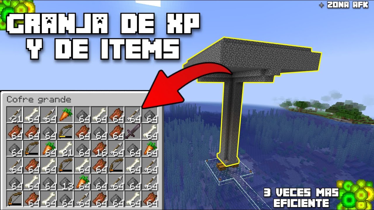 💎La GRANJA de EXPERIENCIA más FÁCIL en MINECRAFT 1.21 (BEDROCK y JAVA)