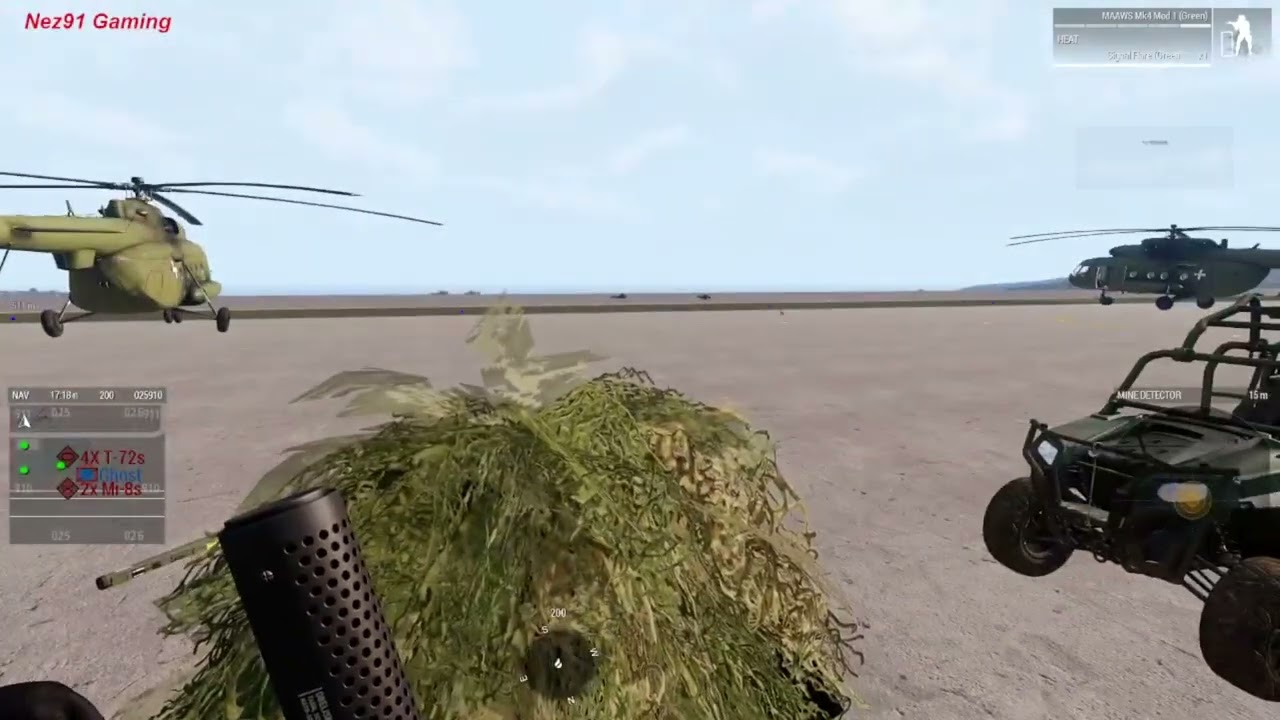 Arma 3: Close Call with T 72 round