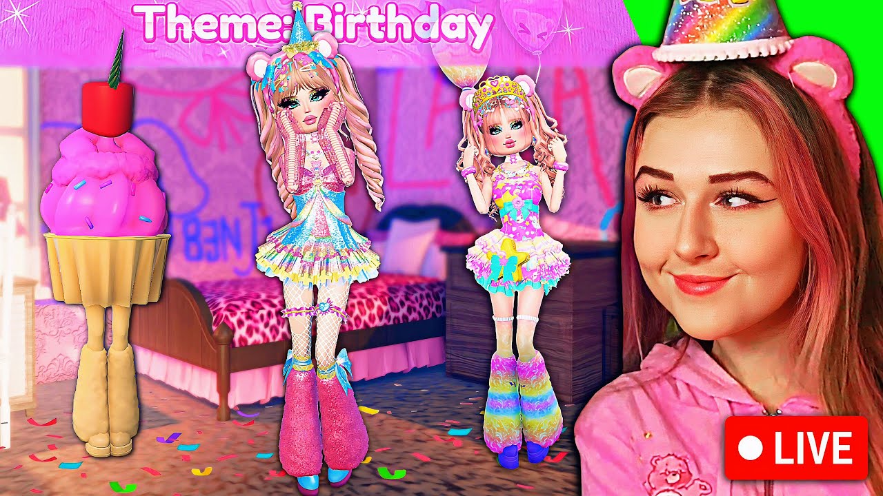 [MY BIRTHDAY🌈] JOIN For My BIRTHDAY PARTY In DTI! (GIVEAWAYS) | ROBLOX Dress To Impress