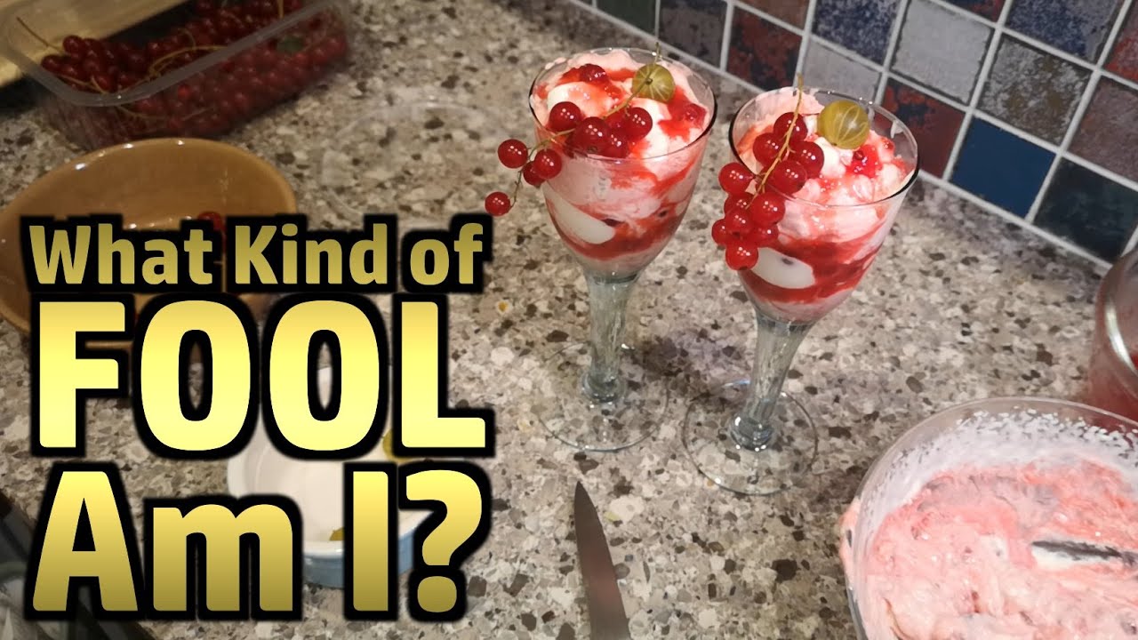 Redcurrant & Gooseberry Fool (Foraged Gooseberries)