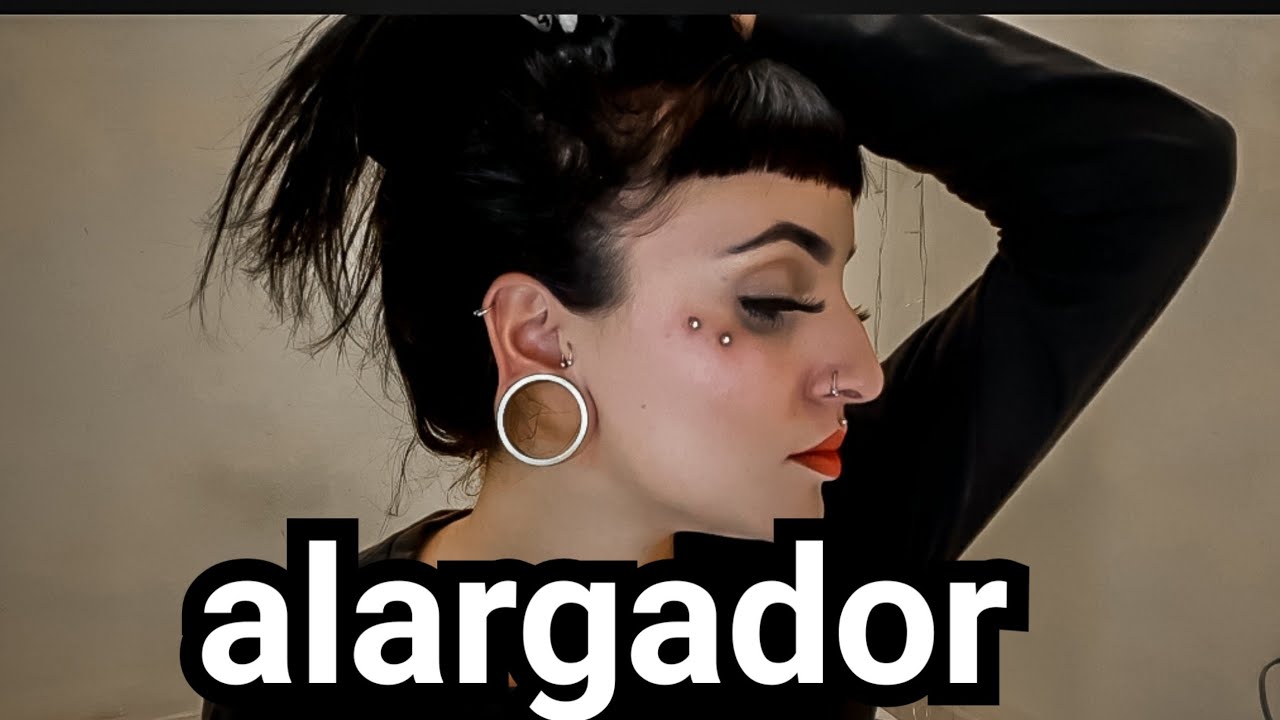 Alargador sem dor  / como alarguei em casa  + Dicas  | MISS HUNTER #alargadores #alargador #dicas