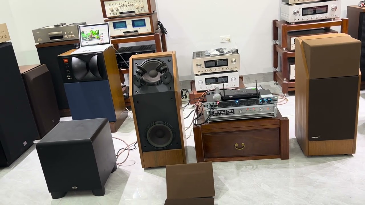 Loa BOSE 601 Seri 3 Mỹ Xịn & Đẩy Crown 601 Bộ karaoke Gia Đình Cực Hay - LH: 0904393488