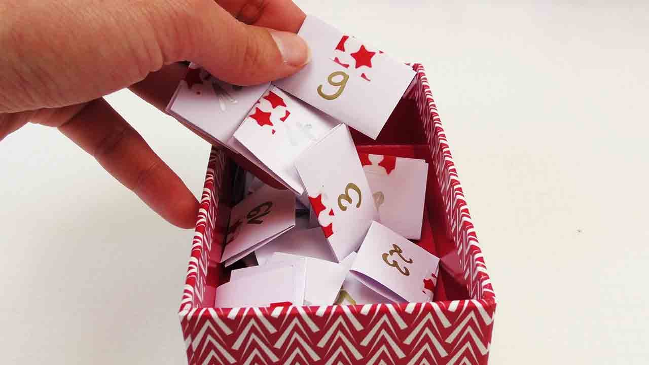 DIY Adventskalender selber machen | persönliche Nachrichten & Gutscheinen | Super einfach & schnell