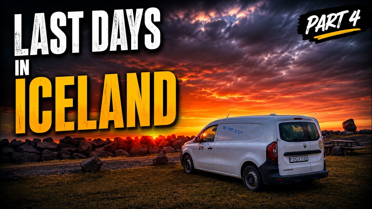 Iceland Road Trip Final Part | Campervan by Kuku Campers, Fishing at Þingvellir & Lighthouse Camping