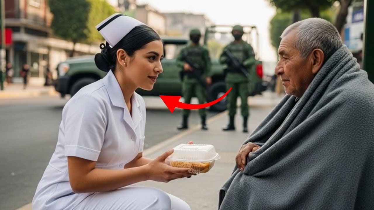 La nueva enfermera alimentaba a un desconocido cada día — hasta que llegó el Ejército.