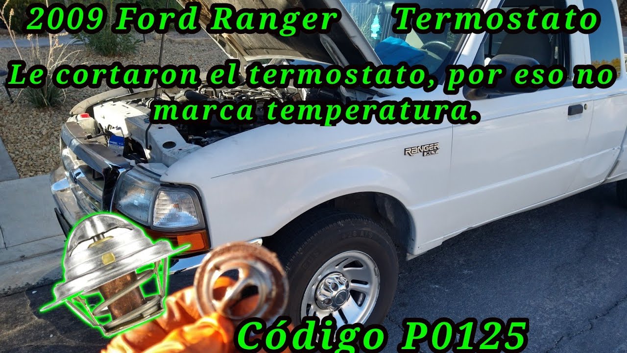 1999 Ford Ranger 3.0 código P0125 Cómo cambiar el termostato ( How to change the thermostat )