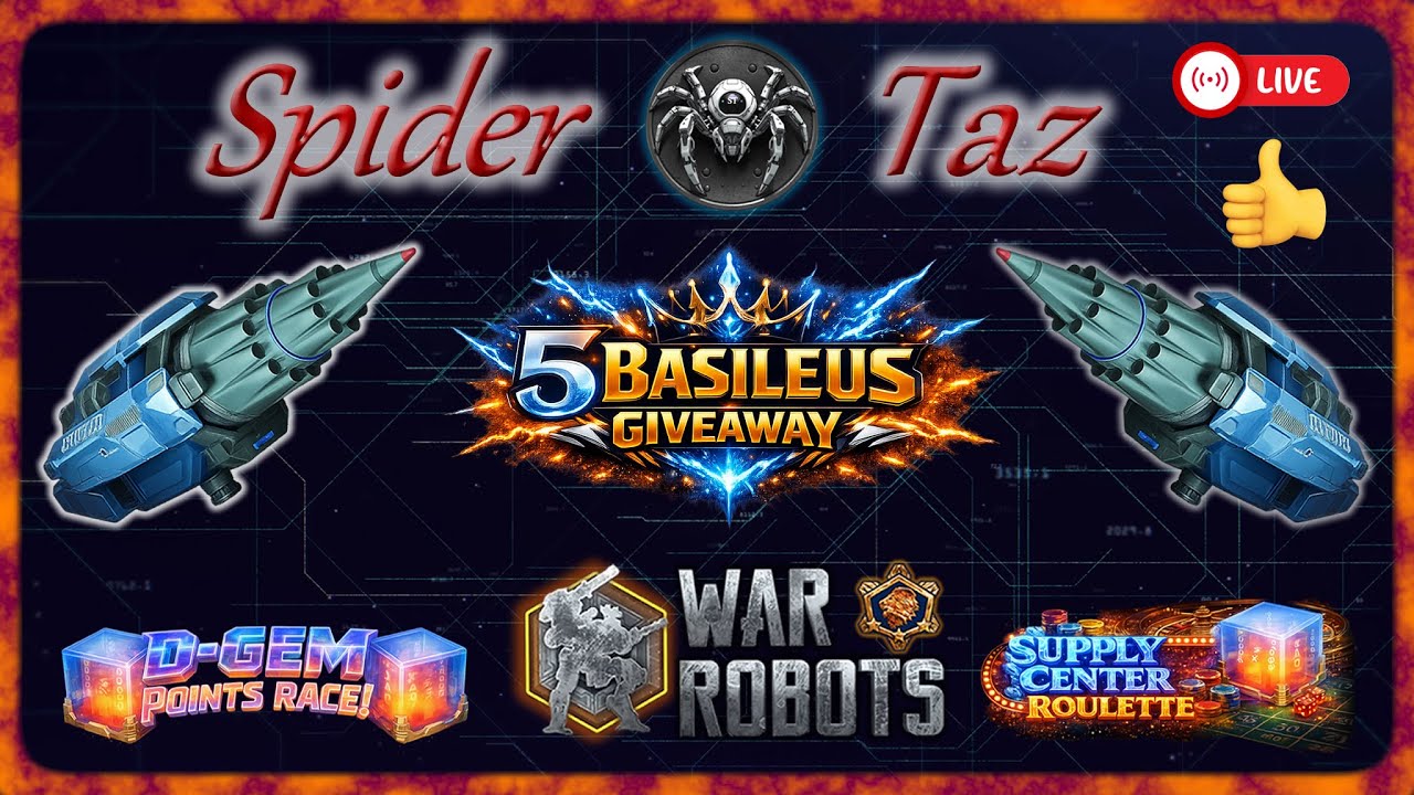 🔴 War Robots [WR] LIVE | GIVEAWAY BASILEUS  X 5 | #WRWinBasileus