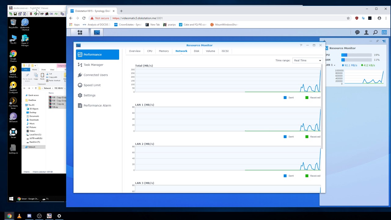 Synology diskstation 1815+ SMB multichannel