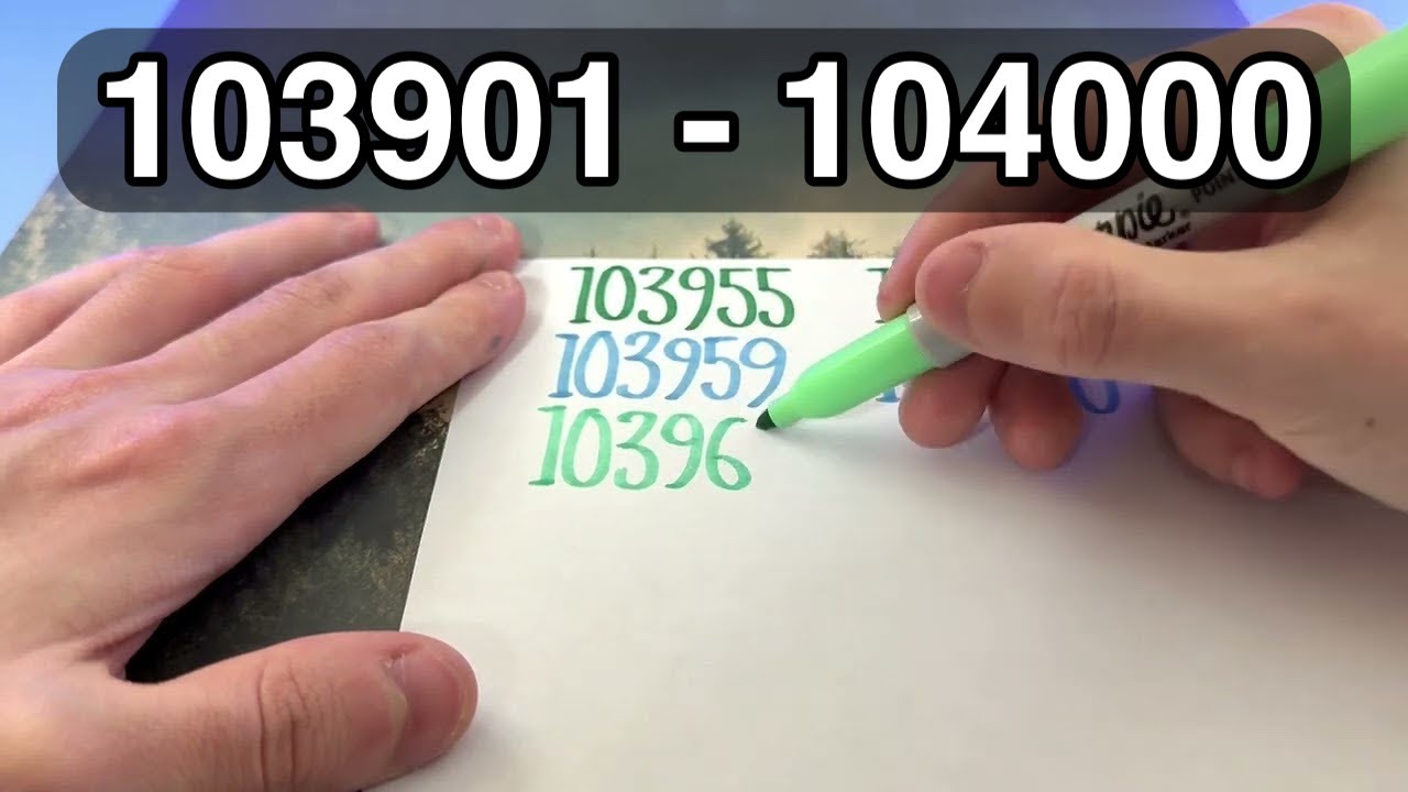 ✍️ Writing 103901 to 104000