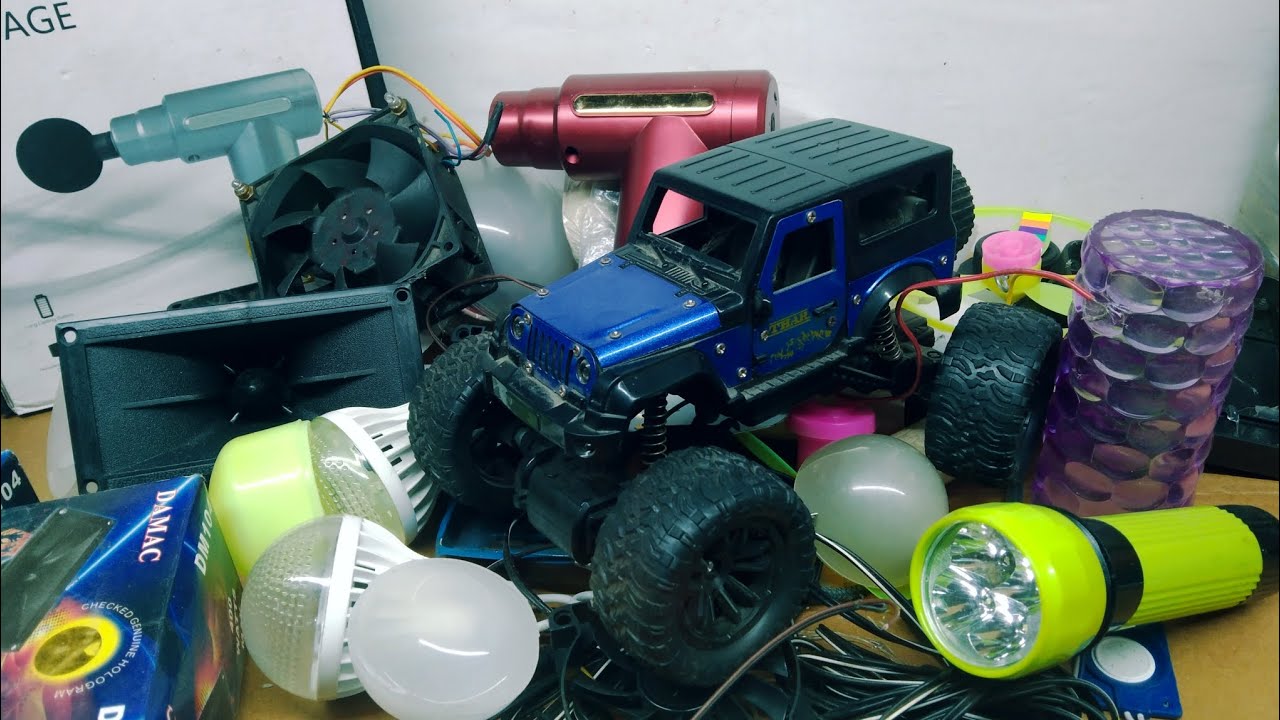 Toy Breaking Toys Amazing Idea How to Make a DC Motor Fan from Junk Stuff/DC Motor Car/Scrap 