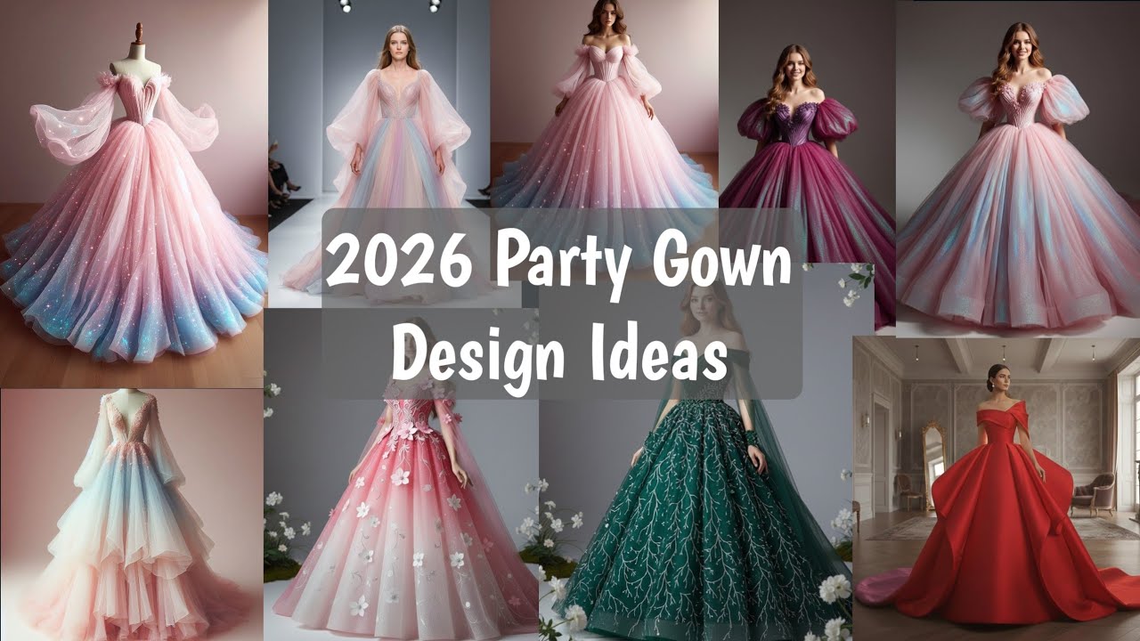 Party Gown Dress Design Ideas 2026 | Stylish dress collection ✨️❤️